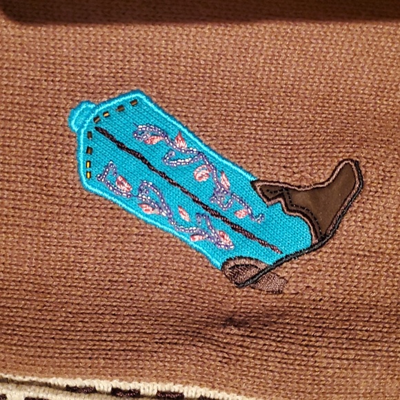 Like new! Vintage Storybook Knits great boots tunic sweater - Picture 4 of 13